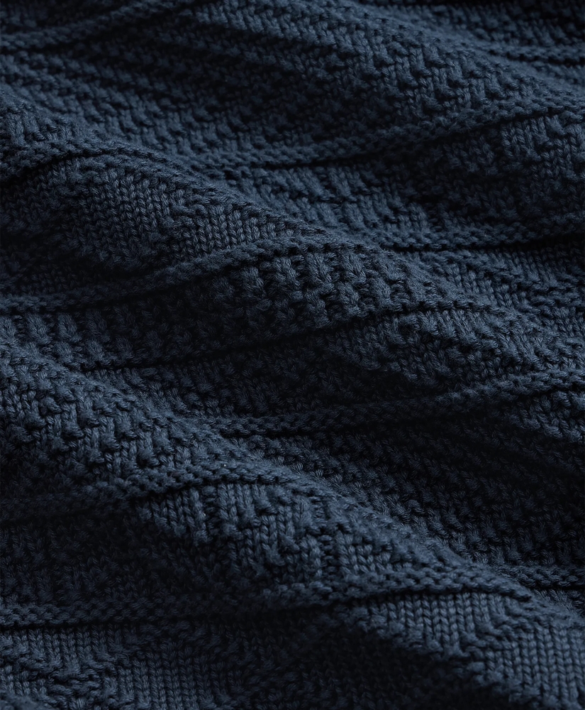 Supima&reg; Cotton Jacquard Belted Shawl Cardigan, image 9