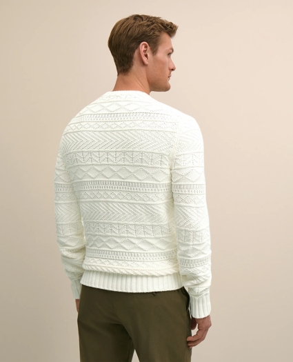 Supima&reg; Cotton Gansey Knit Sweater, image 4