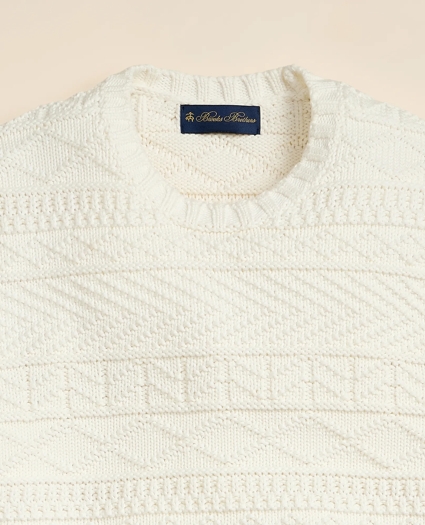 Supima&reg; Cotton Gansey Knit Sweater, image 8