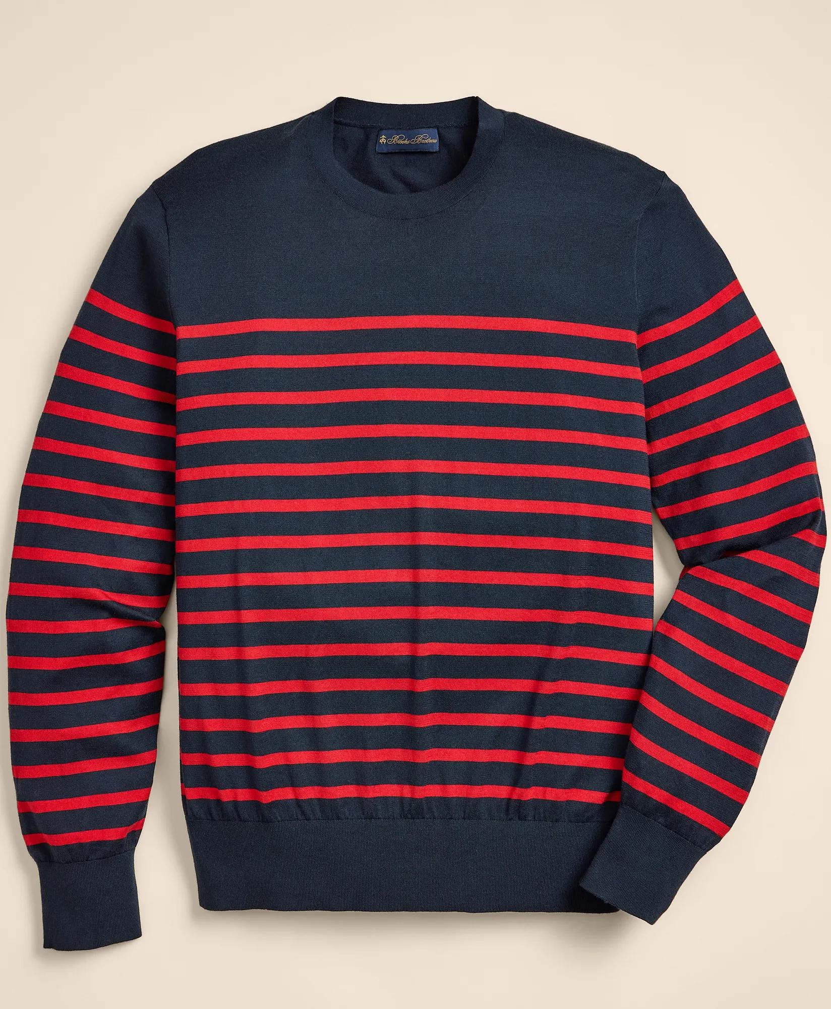 Supima Cotton Mariner Stripe Sweater secondary
