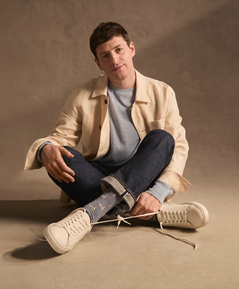 Linen-Cotton-Cashmere Sweatshirt Sweater, image 2