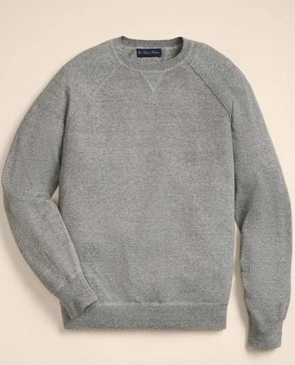 Linen-Cotton-Cashmere Sweatshirt Sweater, image 3