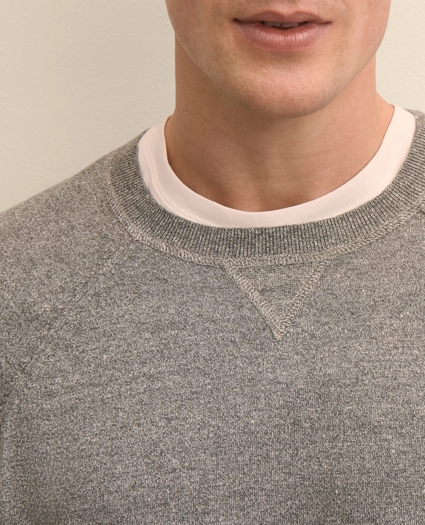 Linen-Cotton-Cashmere Sweatshirt Sweater, image 4