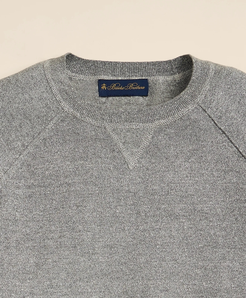 Linen-Cotton-Cashmere Mouline Sweatshirt Sweater, image 5