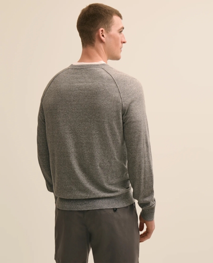 Linen-Cotton-Cashmere Sweatshirt Sweater, image 5