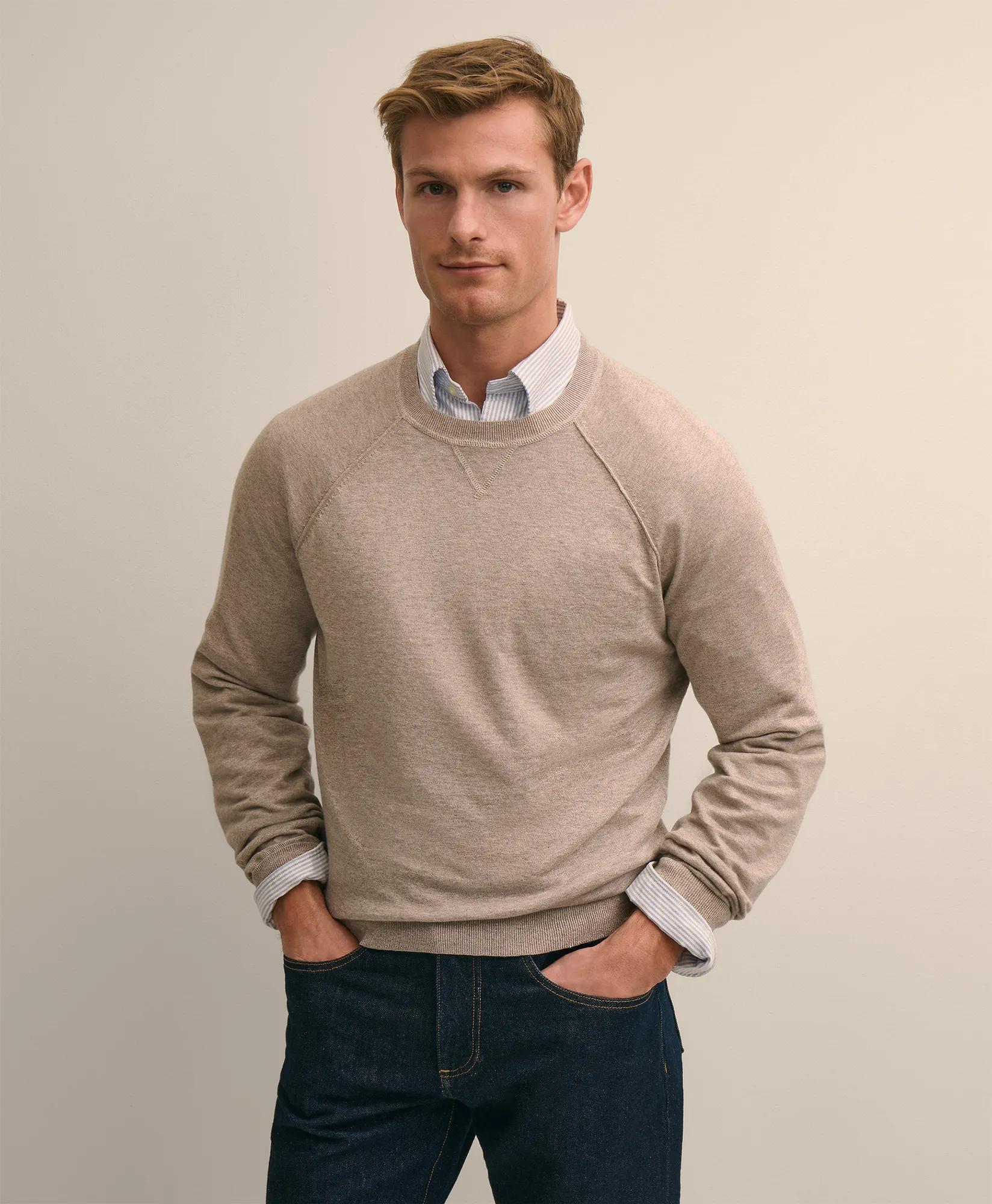 Linen-Cotton-Cashmere Sweatshirt Sweater primary