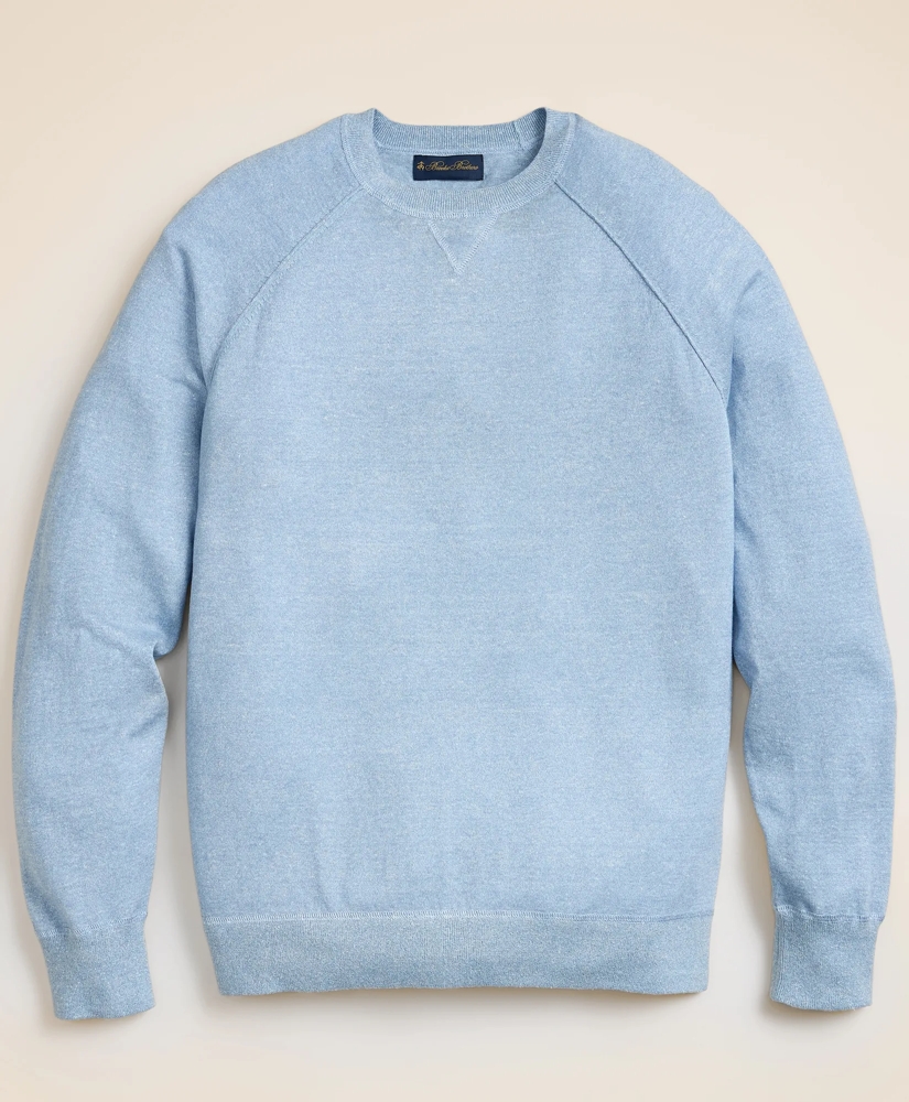 Linen-Cotton-Cashmere Sweatshirt Sweater, image 3