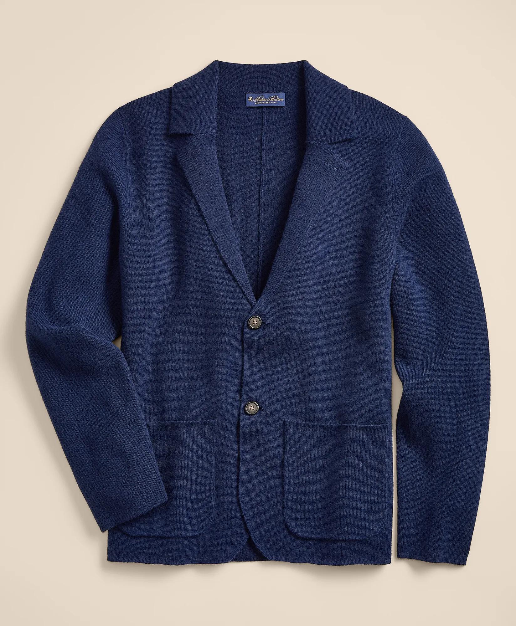 3-Ply Cashmere Cardigan Blazer, image 1