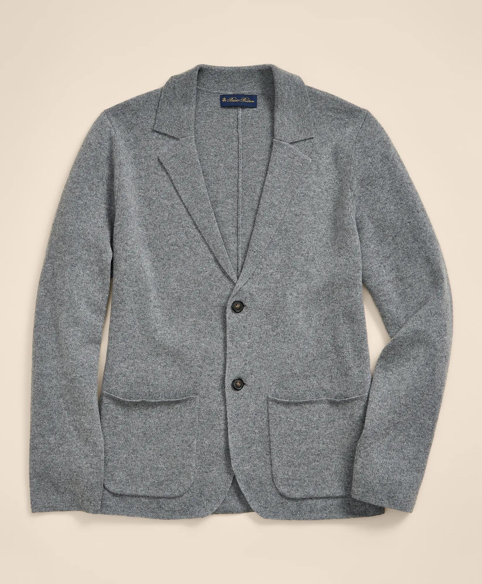3-Ply Cashmere Cardigan Blazer, image 1