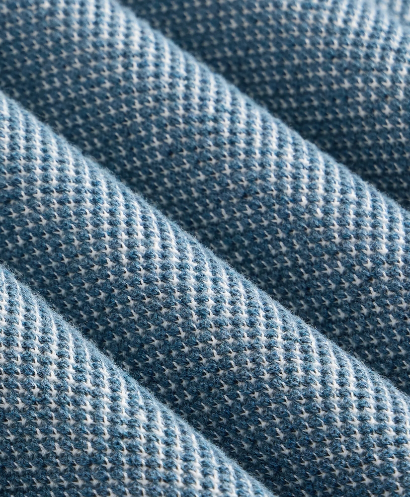 Supima&reg; Cotton Honeycomb Polo Sweater, image 6