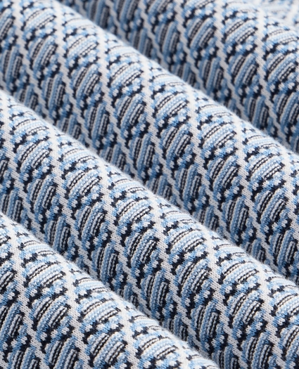 Supima&reg; Cotton Diamond Polo Sweater, image 3