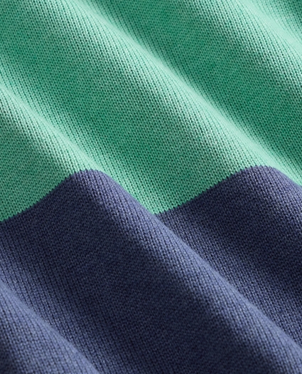 Supima&reg; Cotton Vintage-Inspired Color Block Sweater, image 6