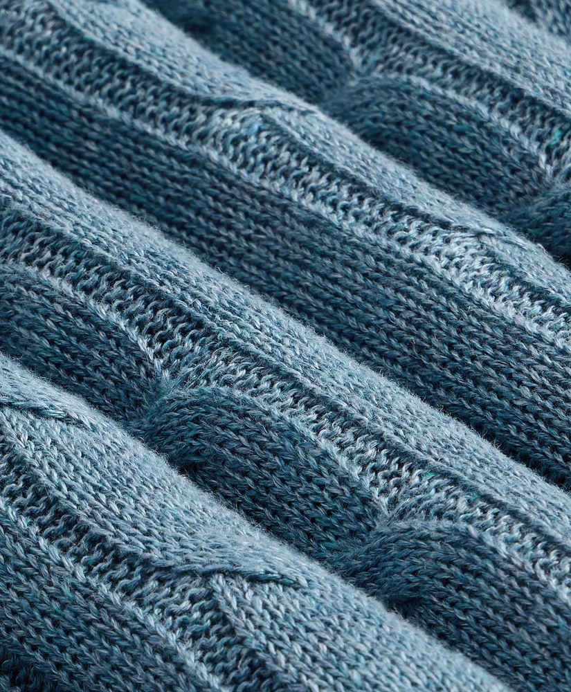 Linen Cable Knit Sweater, image 3