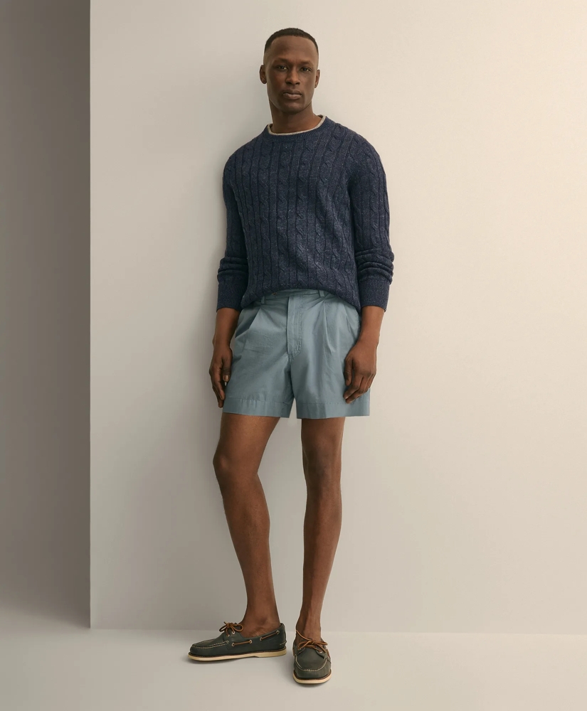 Linen Cable Knit Sweater, image 2