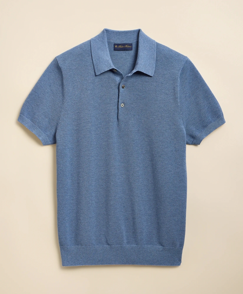 Supima&reg; Cotton Pique Polo Sweater, image 4