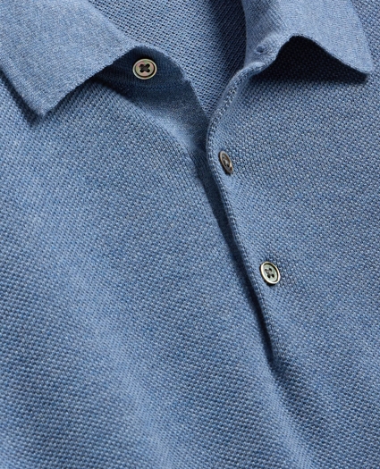 Supima&reg; Cotton Pique Polo Sweater, image 5