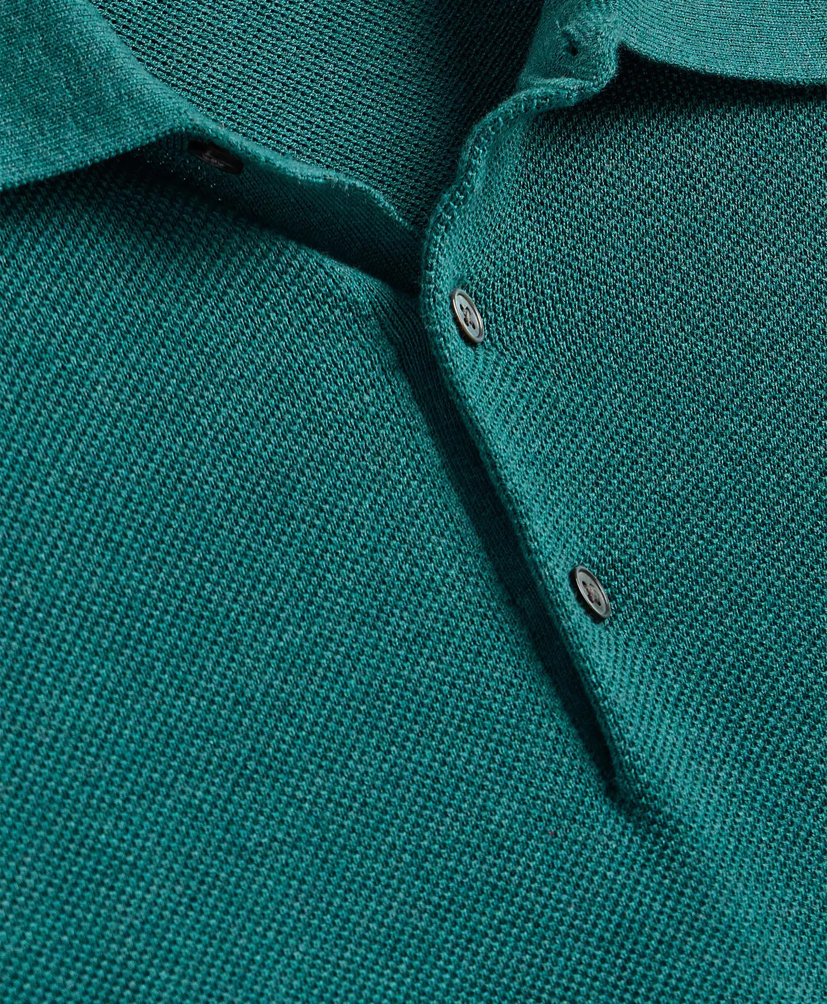 Supima&reg; Cotton Pique Polo Sweater, image 2