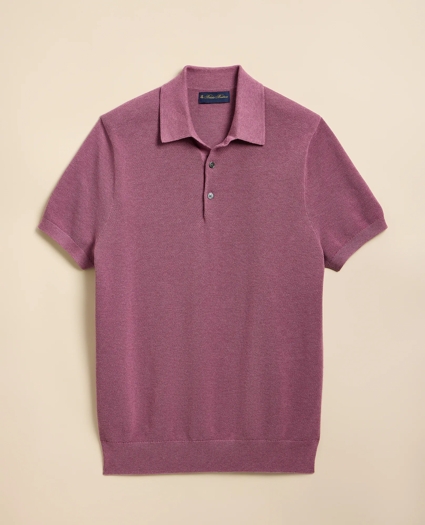 Supima&reg; Cotton Pique Polo Sweater, image 4