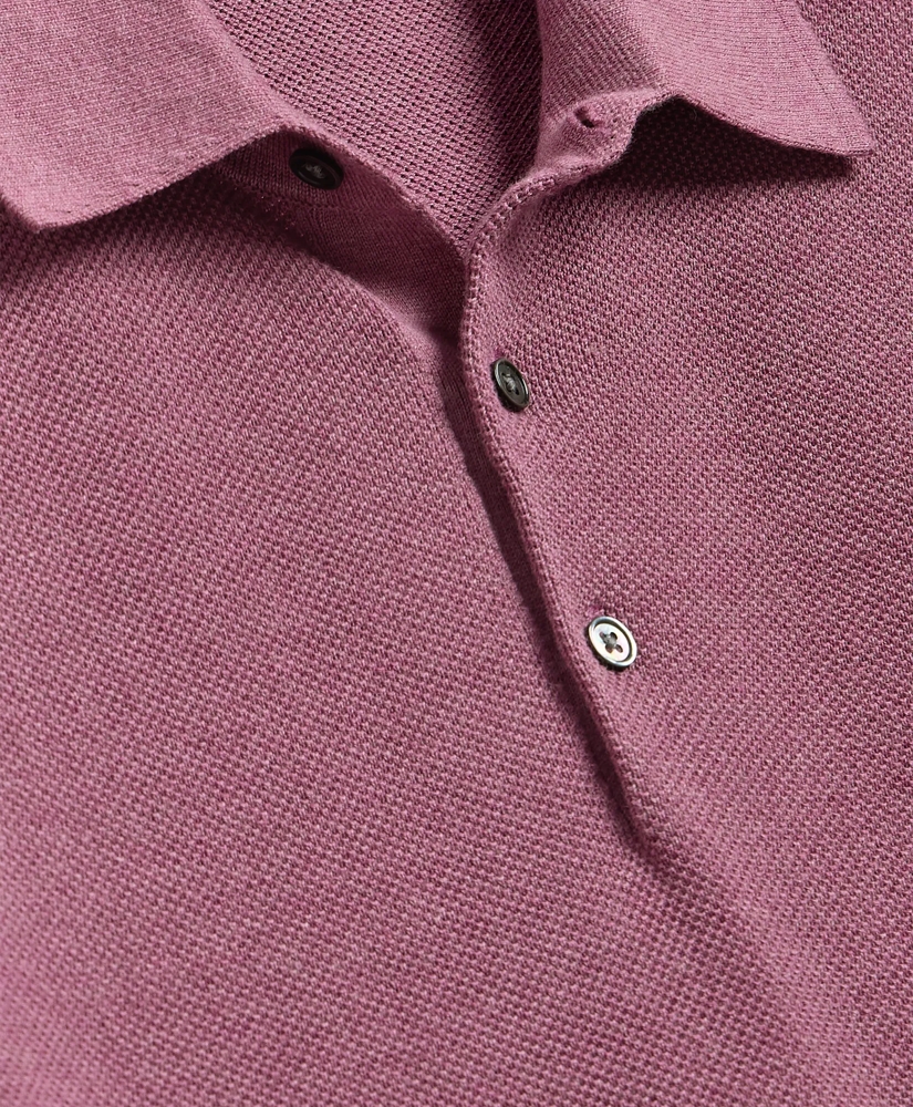 Supima&reg; Cotton Pique Polo Sweater, image 5