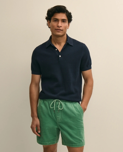 Supima&reg; Cotton Pique Polo Sweater, image 1