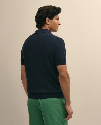 Supima&reg; Cotton Pique Polo Sweater, image 3