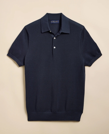 Supima&reg; Cotton Pique Polo Sweater, image 4