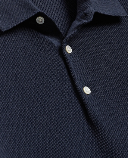 Supima&reg; Cotton Pique Polo Sweater, image 5