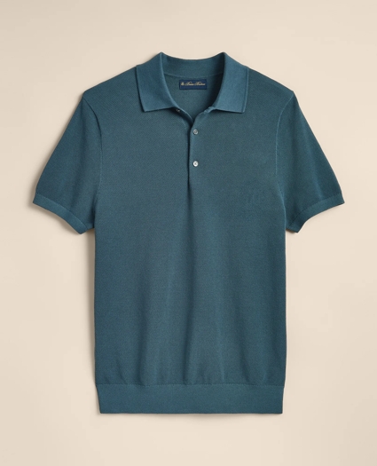 Supima&reg; Cotton Pique Polo Sweater