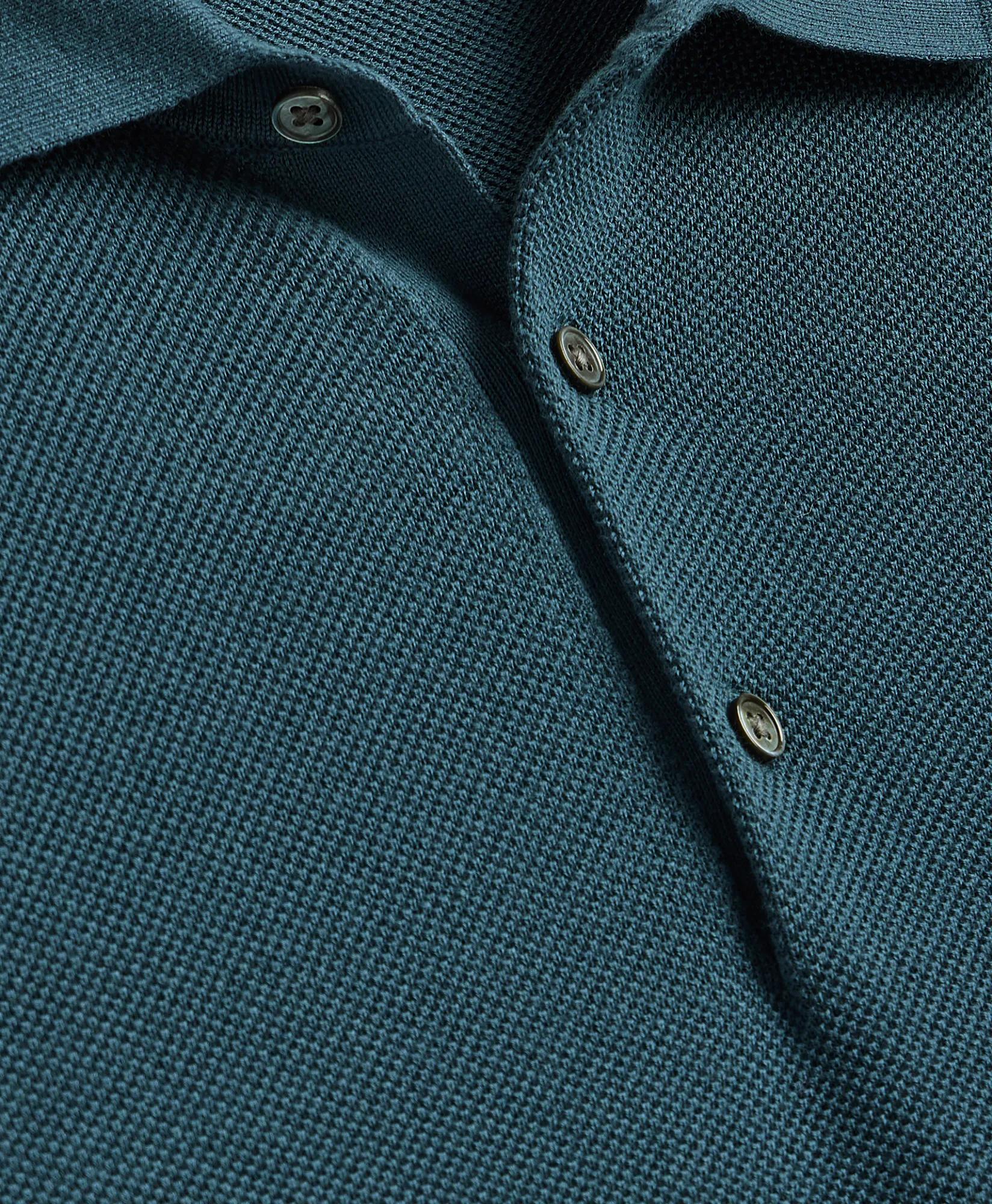 Supima&reg; Cotton Pique Polo Sweater, image 2
