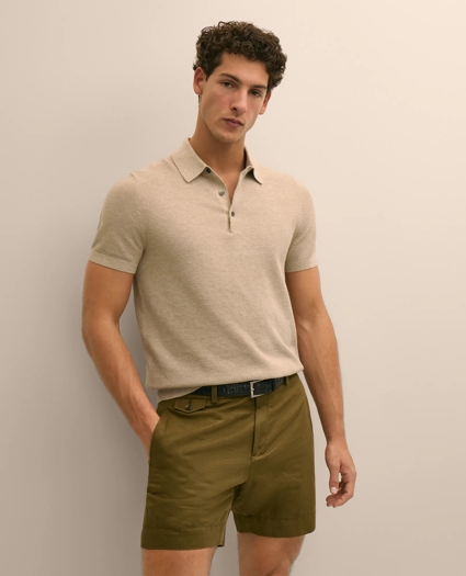 Supima&reg; Cotton Pique Polo Sweater, image 1