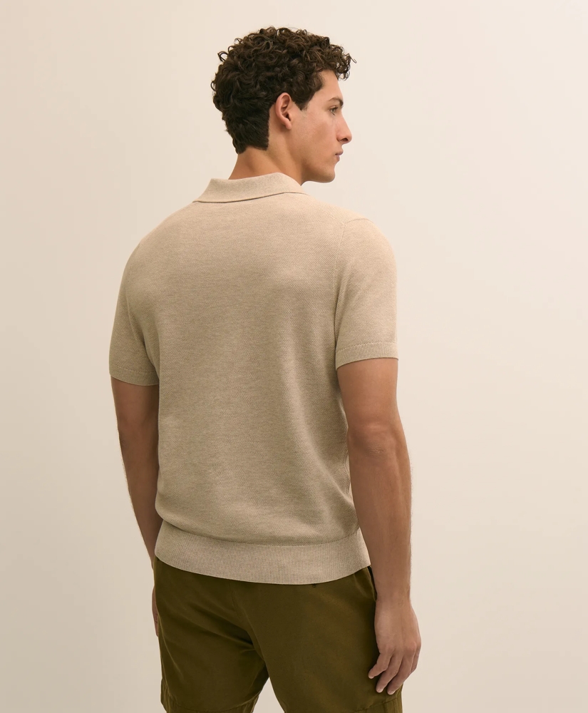 Supima&reg; Cotton Pique Polo Sweater, image 4
