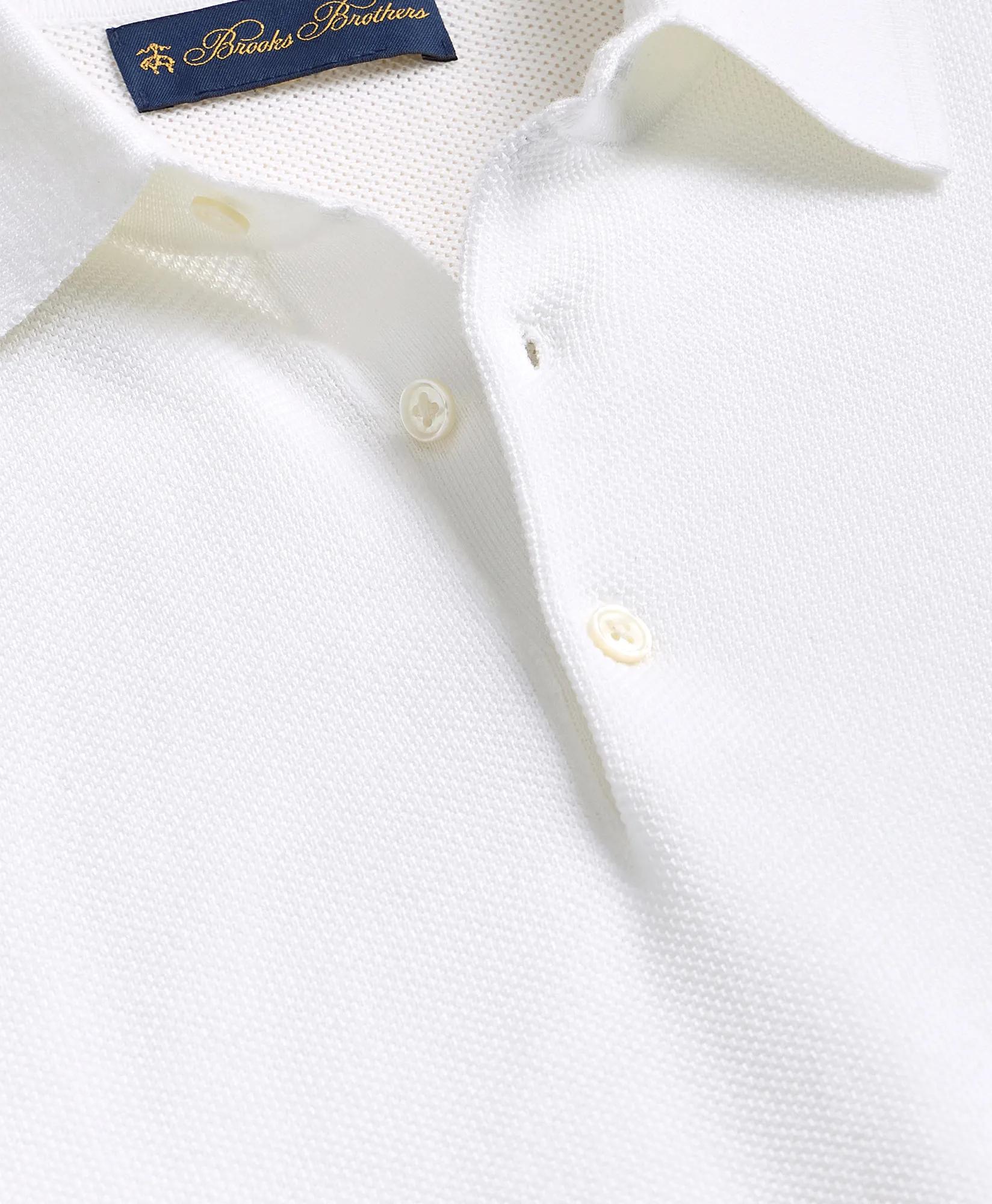 Supima&reg; Cotton Pique Polo Sweater, image 2