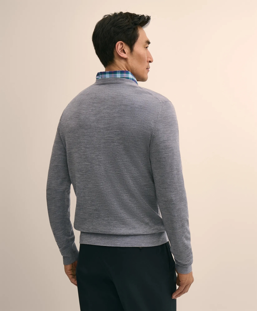 Merino Wool Henry Intarsia Sweater, image 3