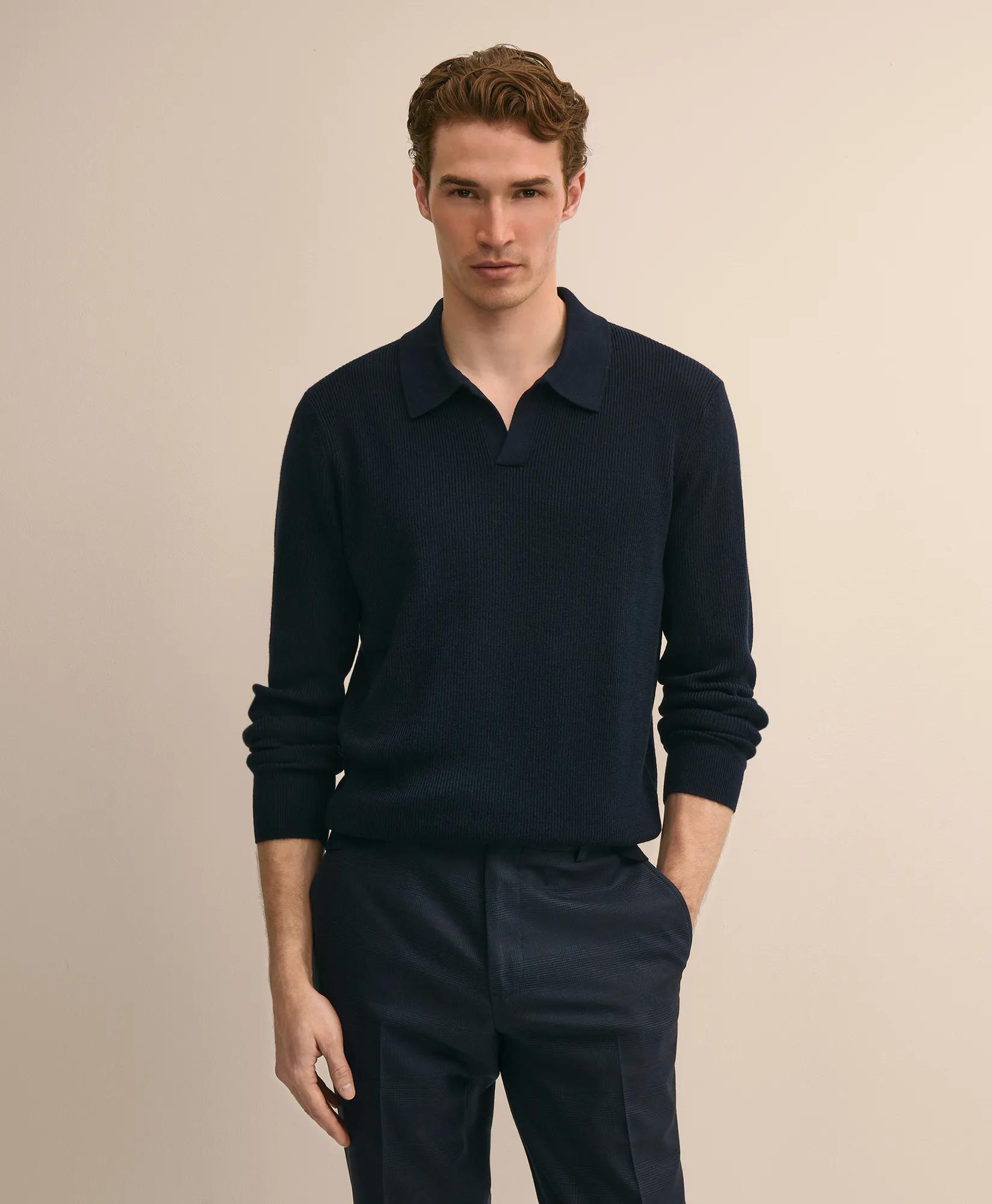 Performance Series Johnny Collar Sweater, image 1