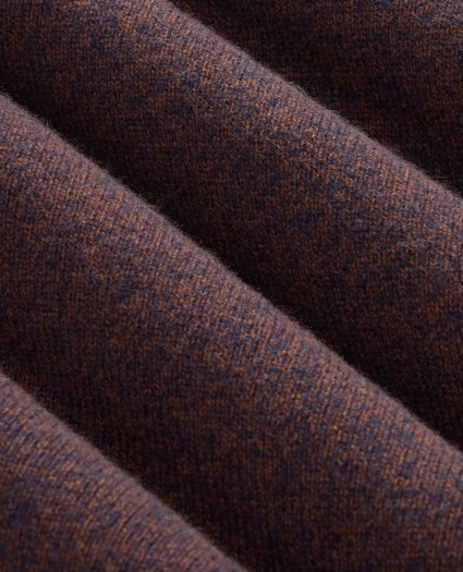 Marled Wool-Cashmere Suede Cardigan, image 3