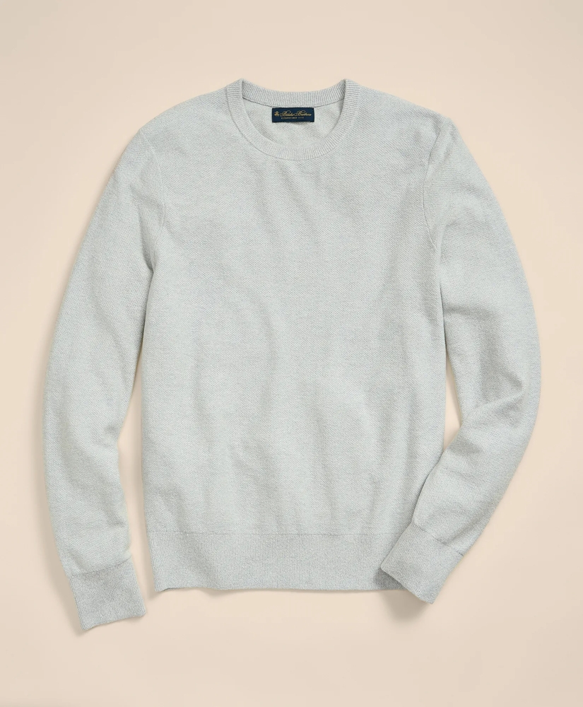 Silk Honeycomb Sweatshirt Sweater, image 2