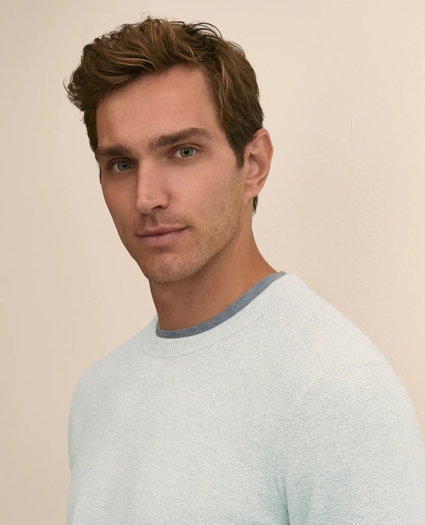 Silk Honeycomb Sweatshirt Sweater, image 3