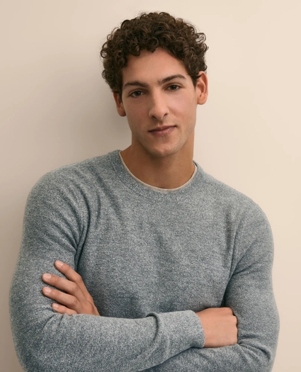 Silk Honeycomb Sweatshirt Sweater, image 3