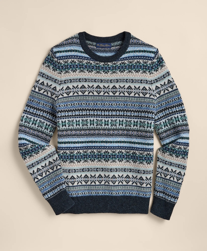 Lambswool Fair Isle Sweater, image 2