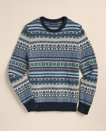 Lambswool Fair Isle Sweater, image 2