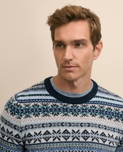 Lambswool Fair Isle Sweater, image 3