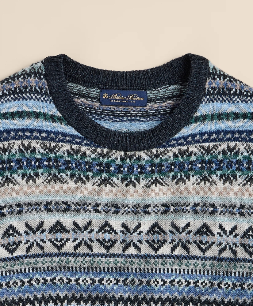 Lambswool Fair Isle Sweater, image 5