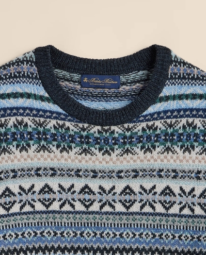 Lambswool Fair Isle Sweater, image 5