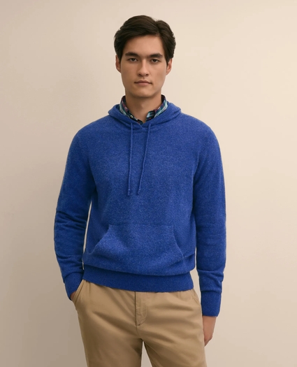 3-Ply Cashmere Hoodie Sweater, image 1