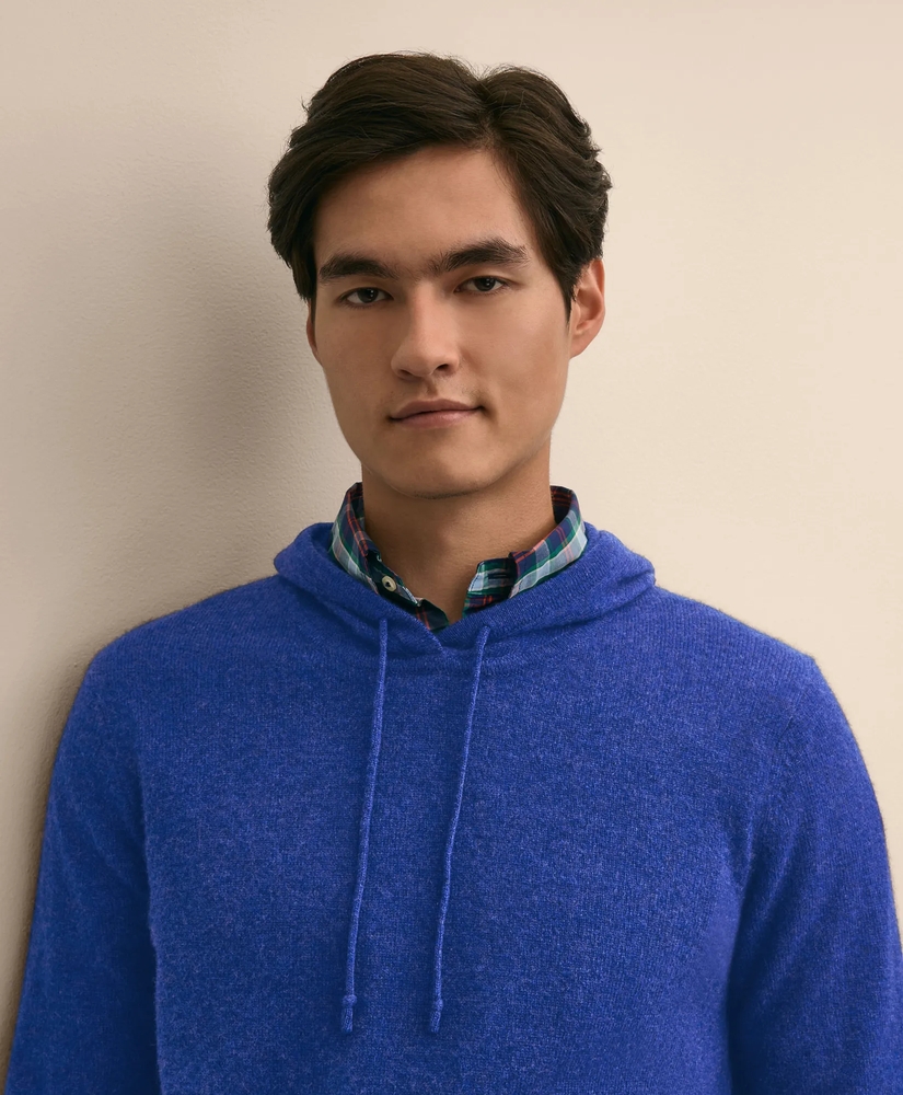 3-Ply Cashmere Hoodie Sweater, image 3