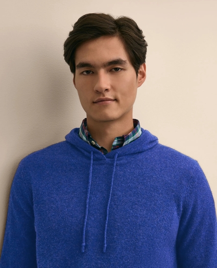 3-Ply Cashmere Hoodie Sweater, image 3