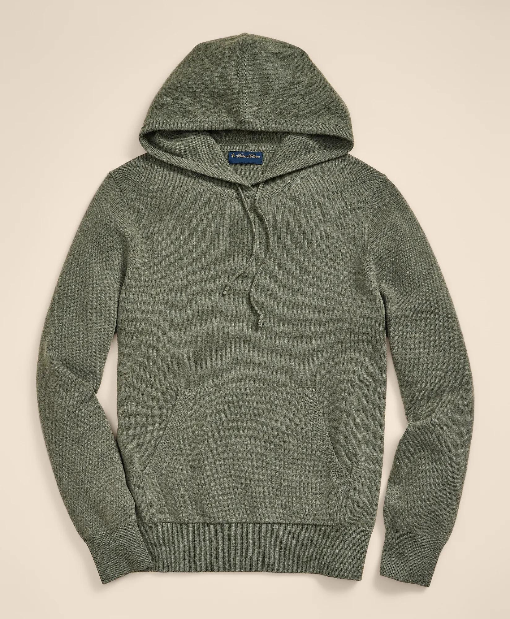3-Ply Cashmere Hoodie Sweater, image 1