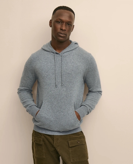 3-Ply Cashmere Hoodie Sweater, image 1
