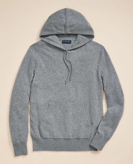 3-Ply Cashmere Hoodie Sweater, image 2