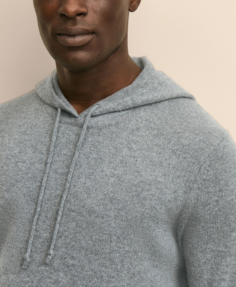 3-Ply Cashmere Hoodie Sweater, image 3